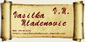 Vasilka Mladenović vizit kartica